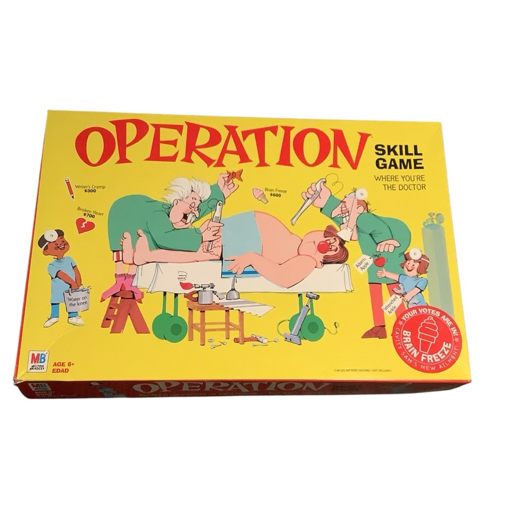 Used Operation Game-Milton Bradley